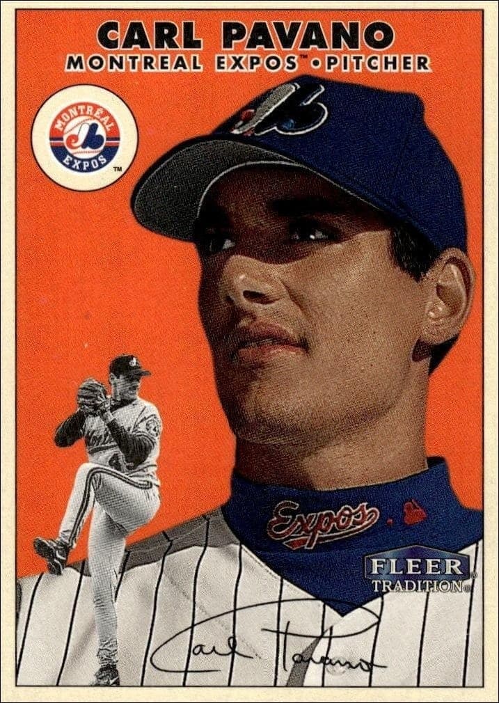 2000 Fleer Tradition Glossy Carl Pavano #290 trading card