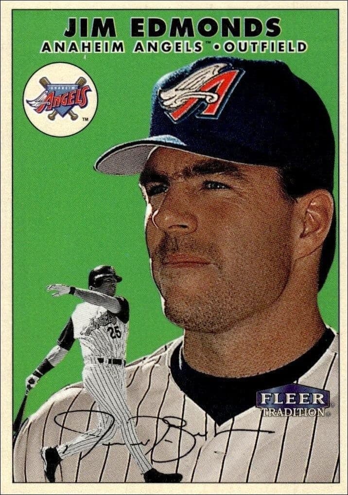 2000 Fleer Tradition Glossy Jim Edmonds #71 trading card