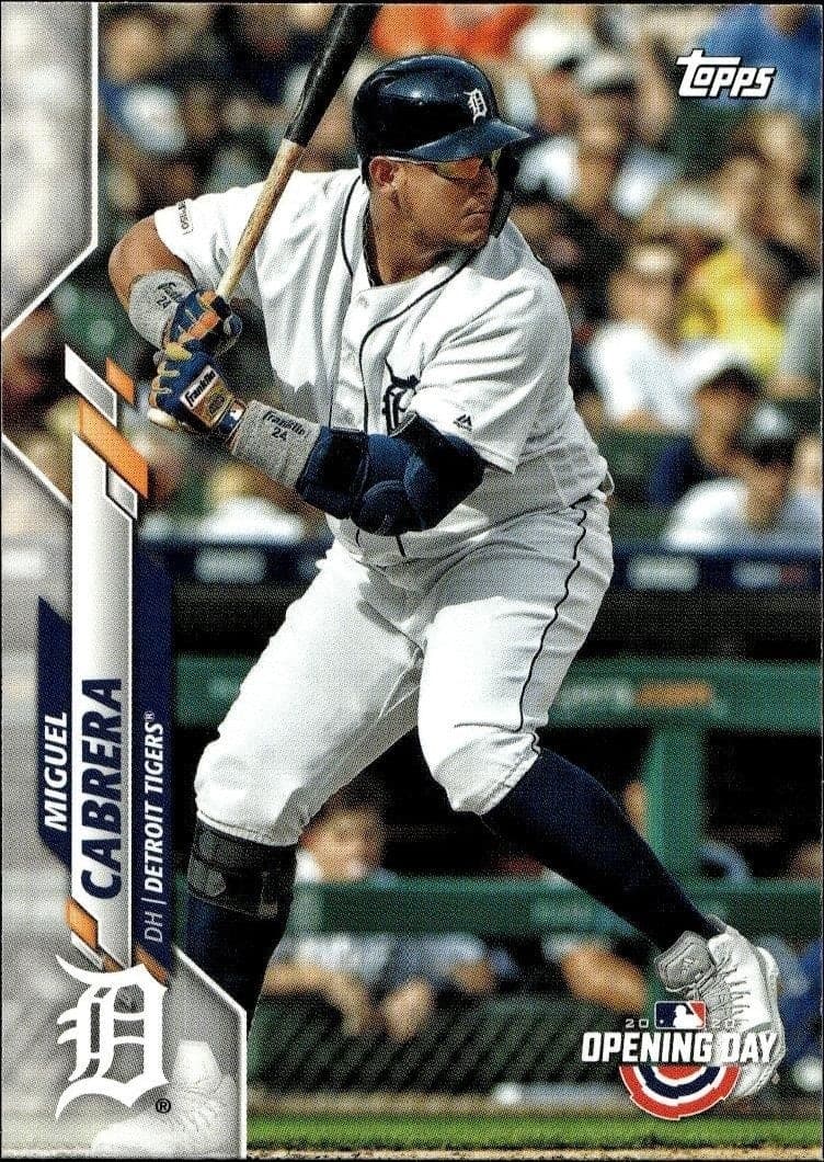 2020 Topps Opening Day Miguel Cabrera #111 trading card