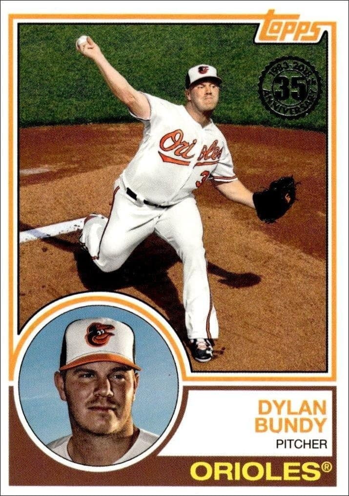 2018 Topps Update Series Dylan Bundy #83-35 trading card