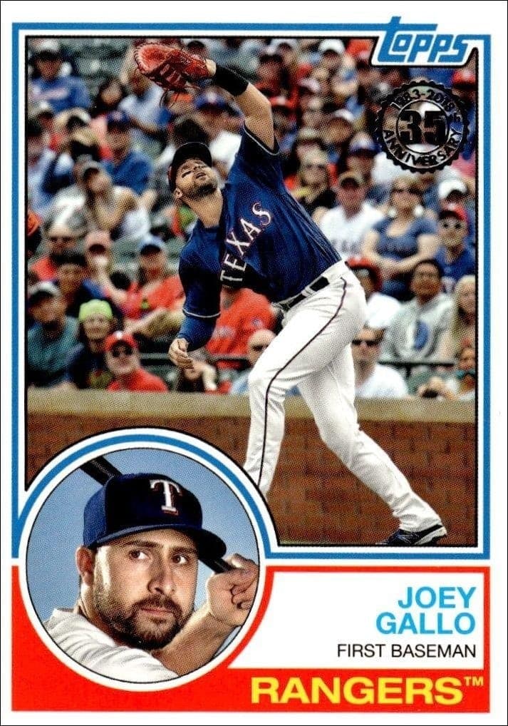 2018 Topps Update Series Joey Gallo #83-26 trading card