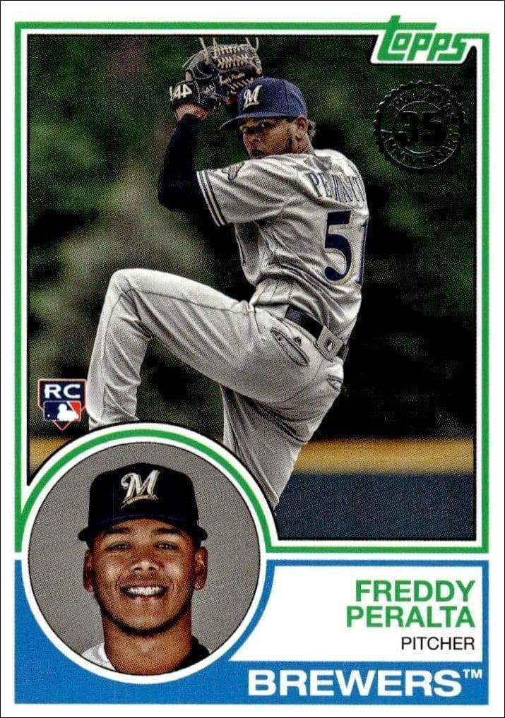 2018 Topps Update Series Freddy Peralta #83-49 trading card