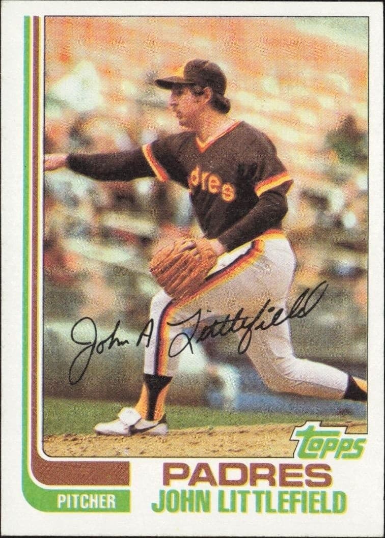 1982 Topps John Littlefield #278 baseball trading card front
