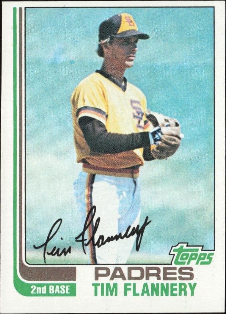 1982 Topps Tim Flannery #249 trading card