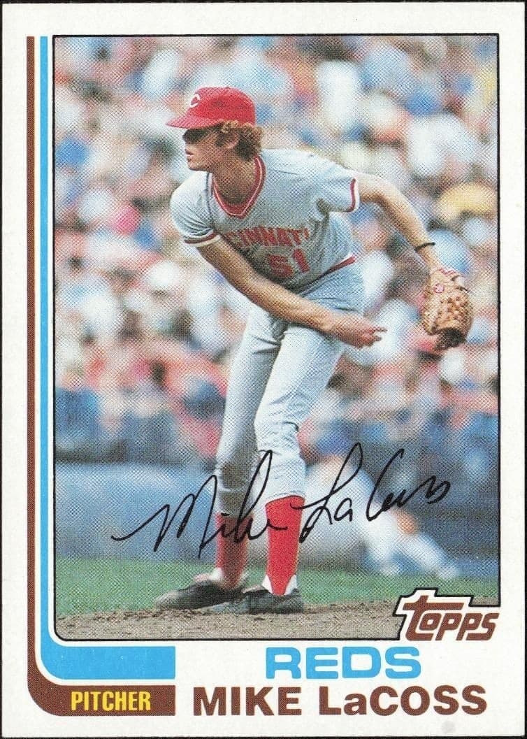 1982 Topps Mike LaCoss #294 baseball trading card front