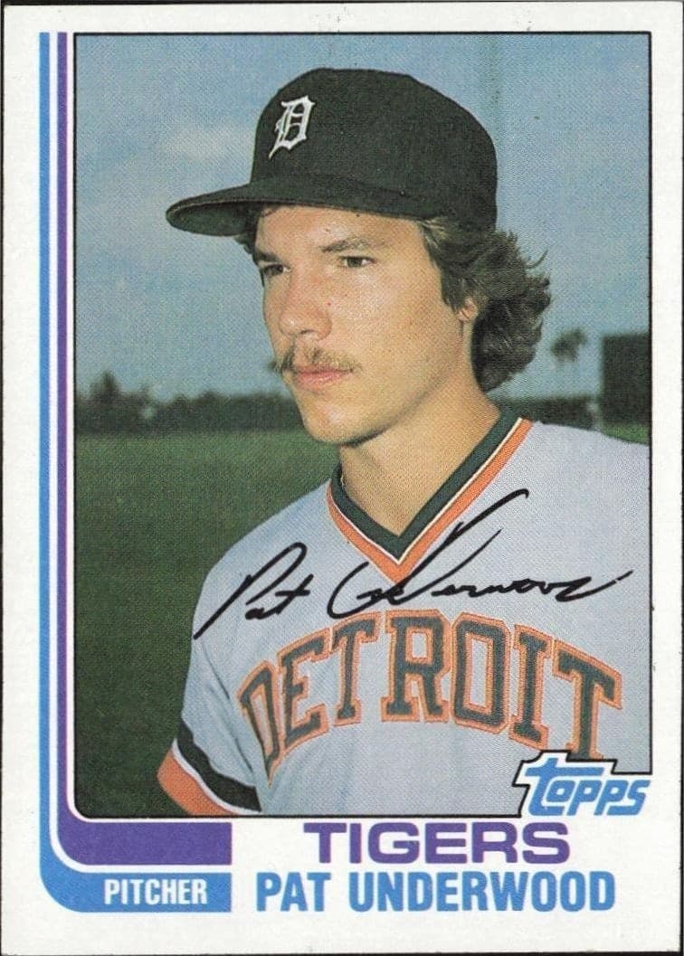 1982 Topps Pat Underwood #133 trading card