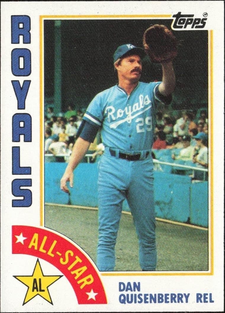1984 Topps Dan Quisenberry #407 trading card
