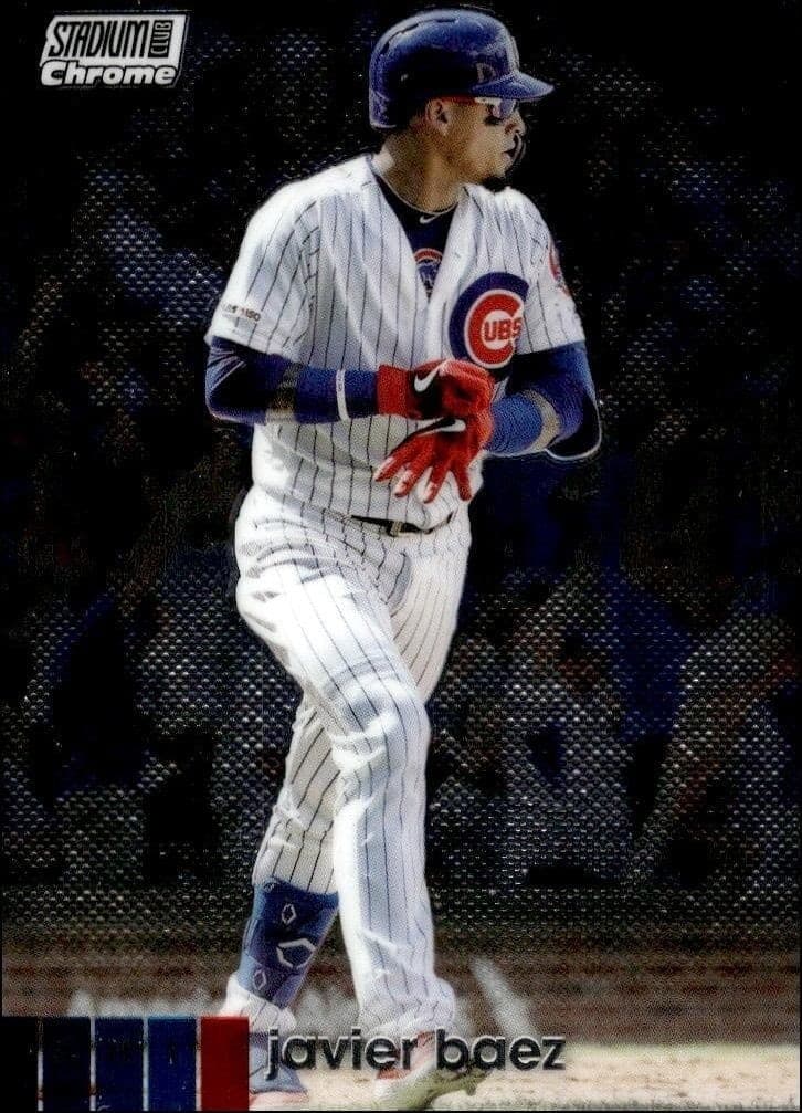 2020 Topps Stadium Club Chrome Javier Baez #100 trading card