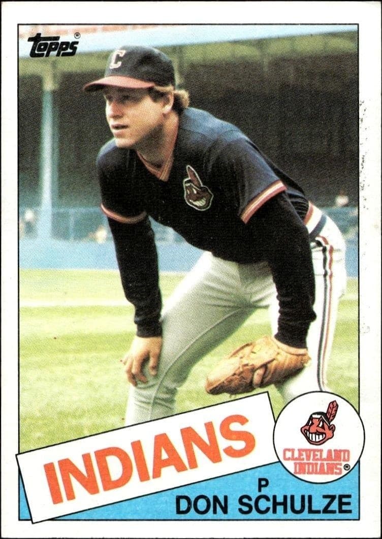 1985 Topps Don Schulze #93 baseball trading card front