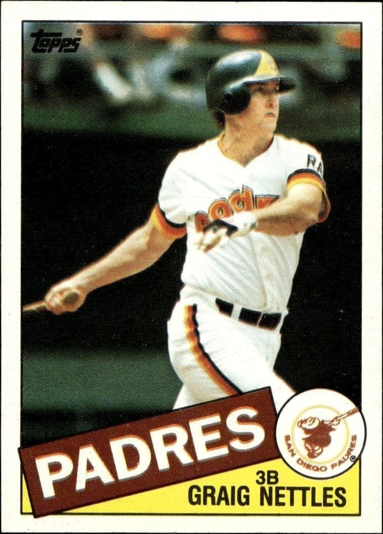 1985 Topps Graig Nettles #35 trading card