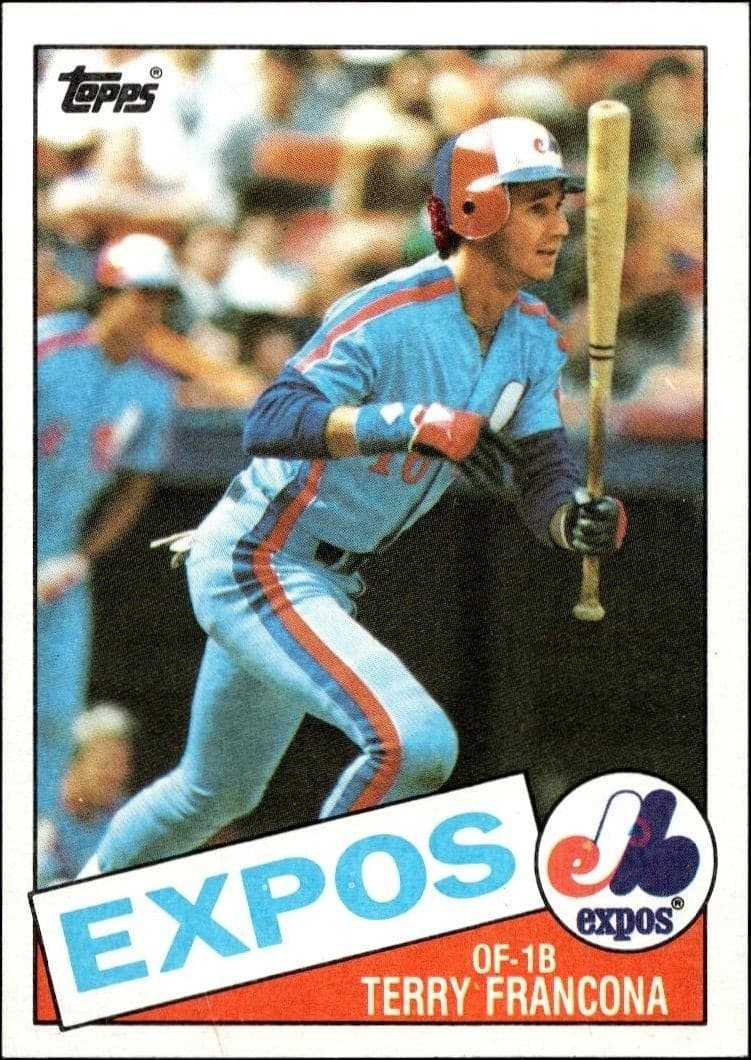 1985 Topps Terry Francona #578 baseball trading card front