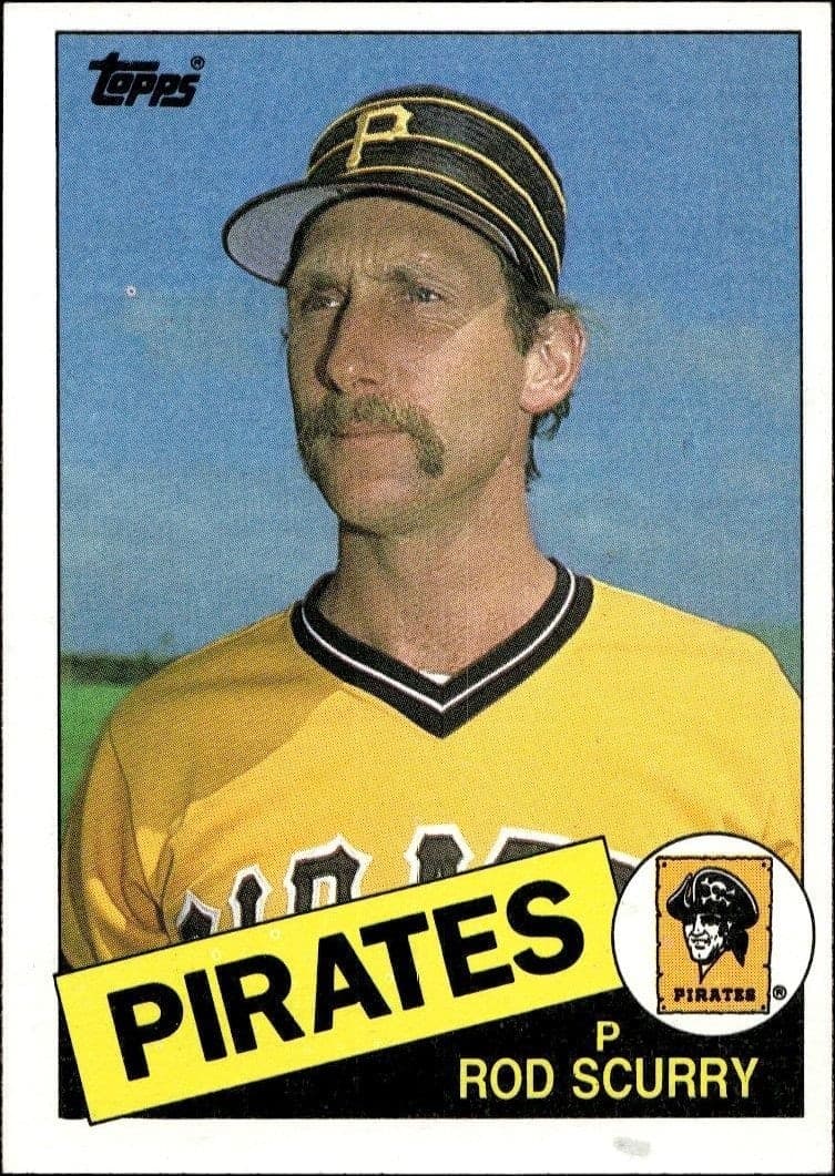 1985 Topps Rod Scurry #641 trading card