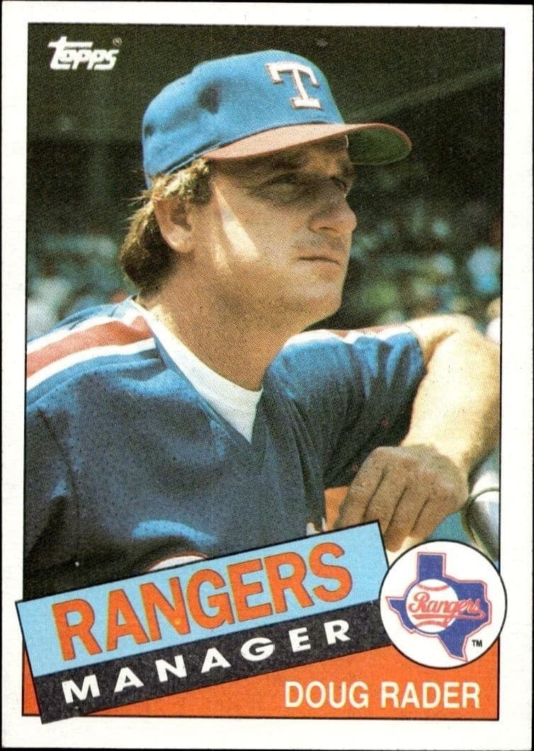 1985 Topps Doug Rader #519 baseball trading card front