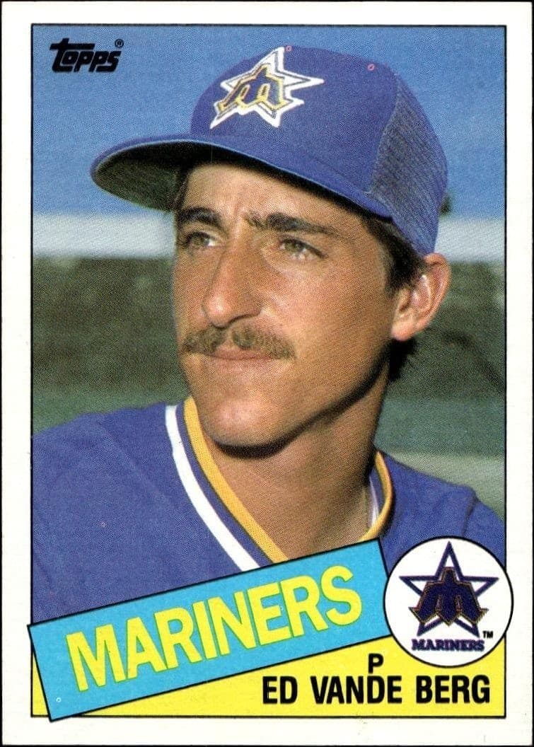 1986 Topps Ed Vande Berg #566 trading card
