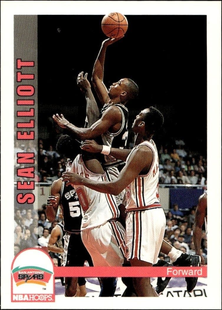 1992-93 Skybox NBA Hoops Sean Elliott #207 trading card