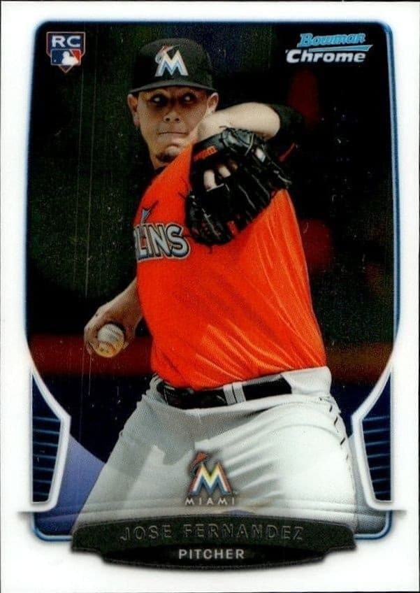 2013 Bowman Chrome Jose Fernandez #322 trading card