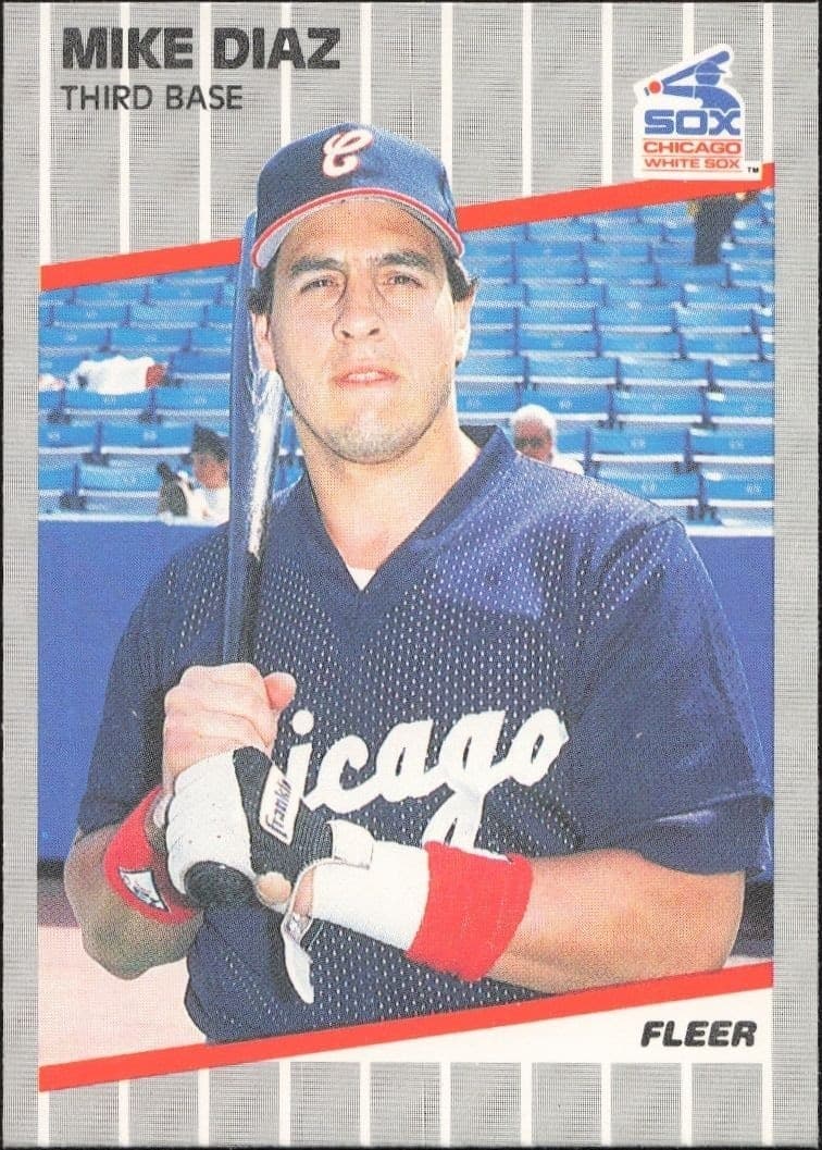 1989 Fleer Mike Diaz #494 trading card