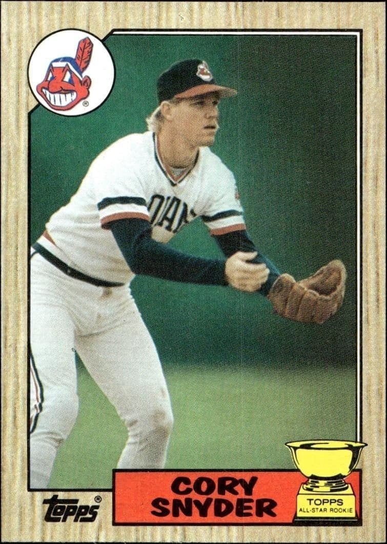 1987 Topps Cory Snyder #192 trading card