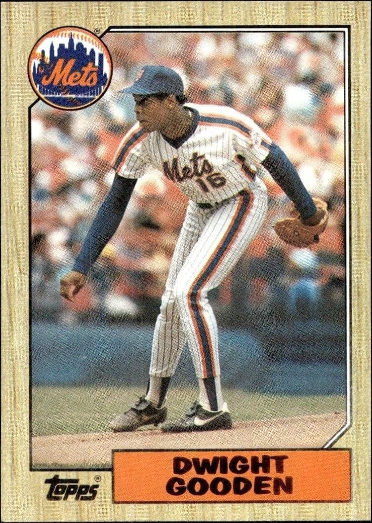 1987 Topps Dwight Gooden #130 trading card