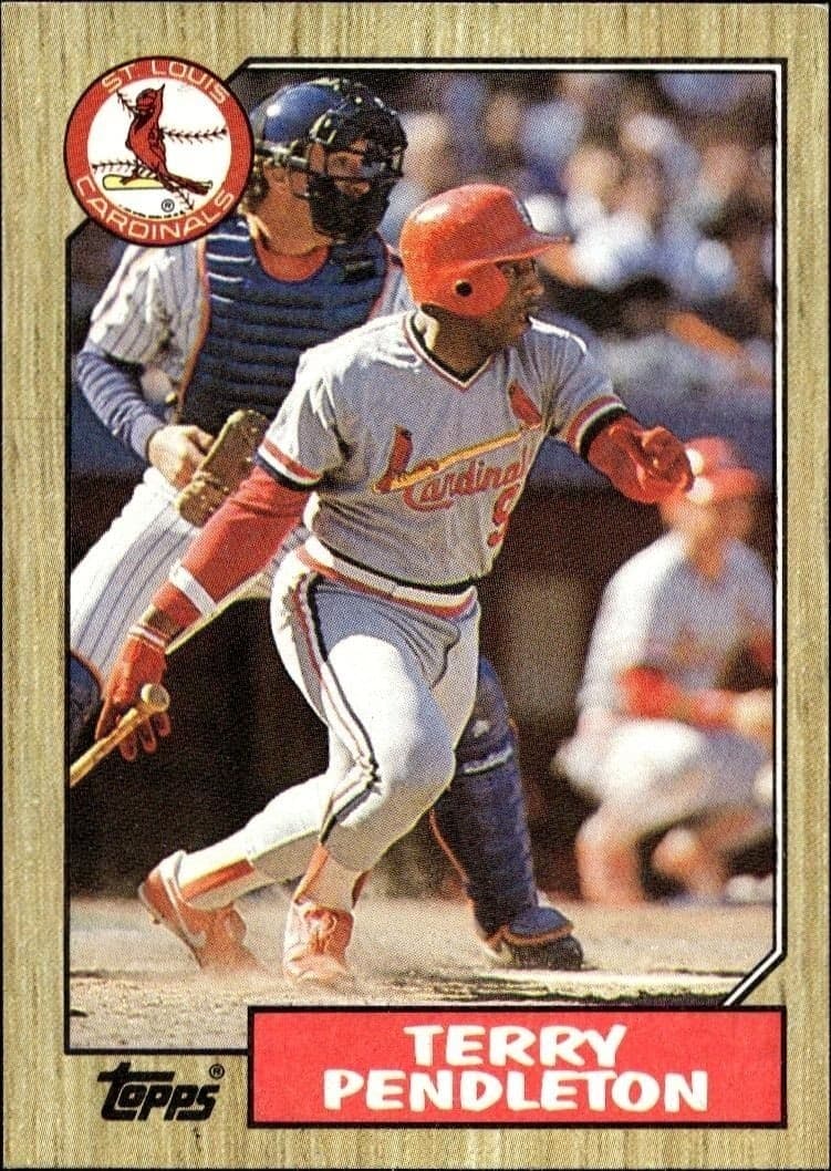 1987 Topps Terry Pendleton #8 trading card