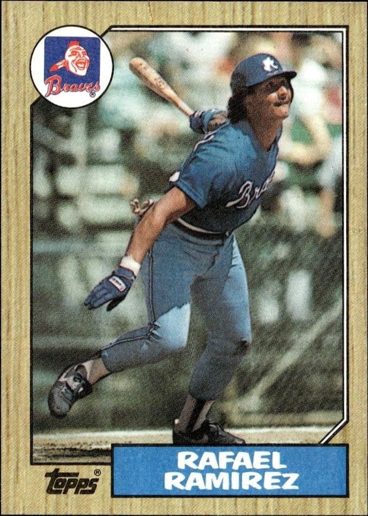 1987 Topps Rafael Ramirez #76 trading card