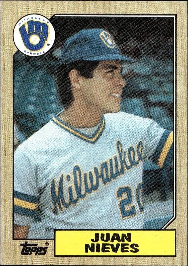 1987 Topps Juan Nieves #79 trading card