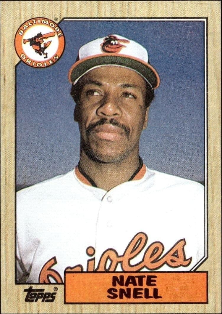 1987 Topps Nate Snell #86 trading card
