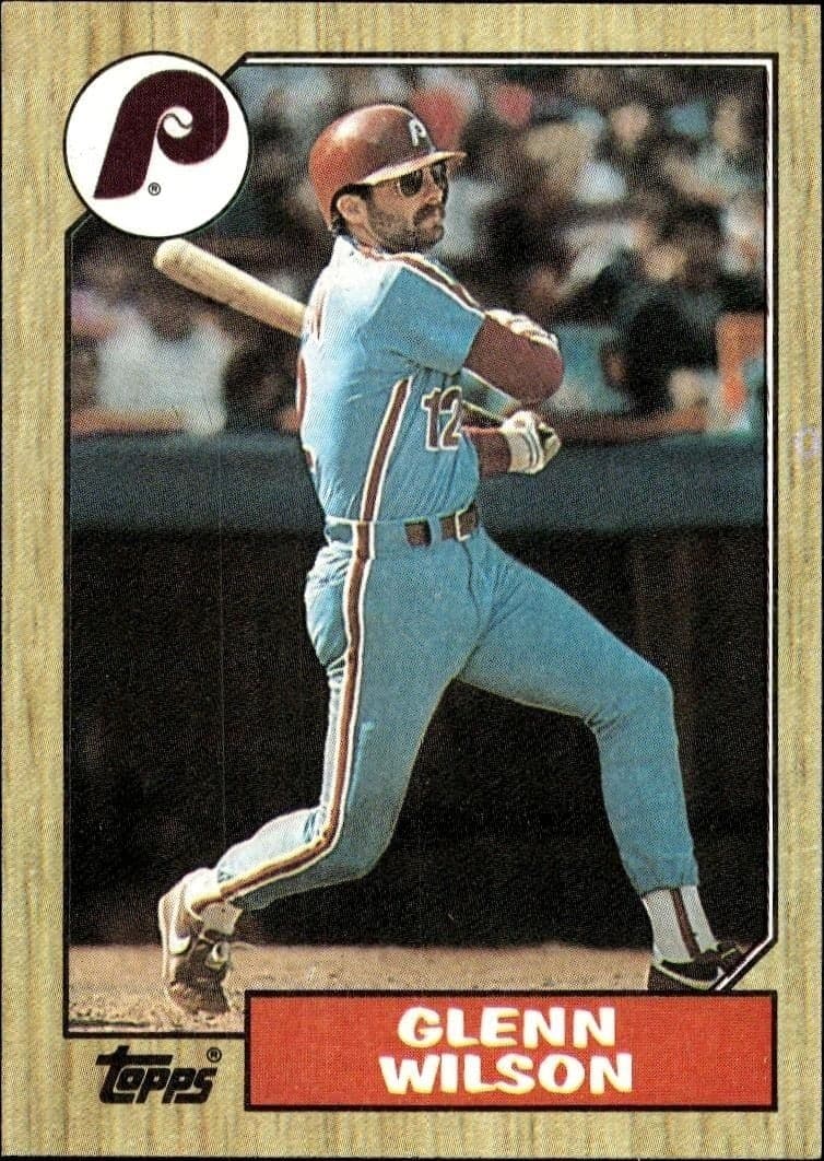 1987 Topps Glenn Wilson #97 trading card