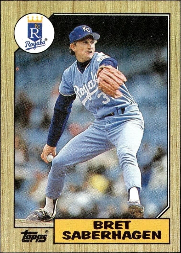 1987 Topps Bret Saberhagen #140 trading card