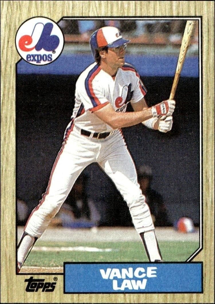 1987 Topps Vance Law #127 trading card