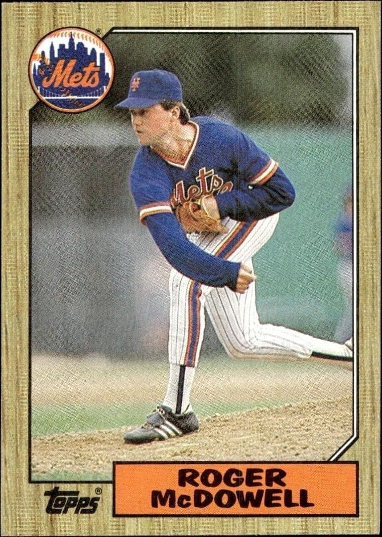 1987 Topps Roger McDowell #185 trading card