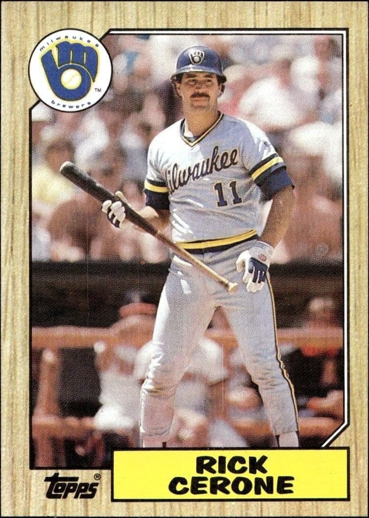 1987 Topps Rick Cerone #129 trading card