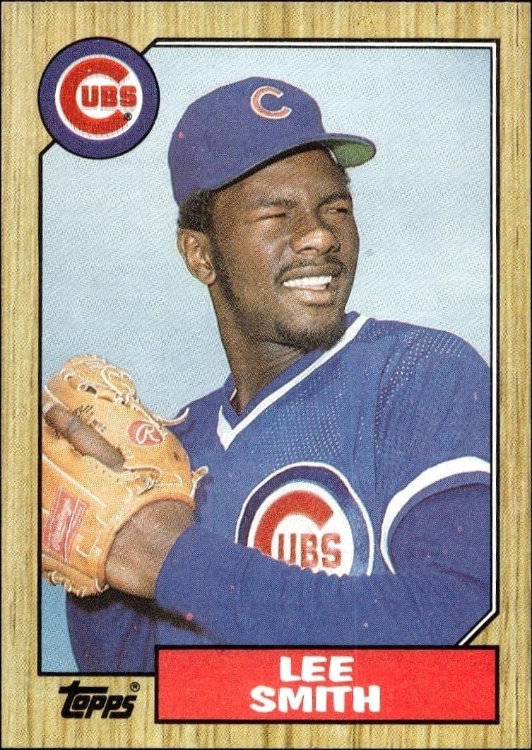1987 Topps Lee Smith #23 trading card