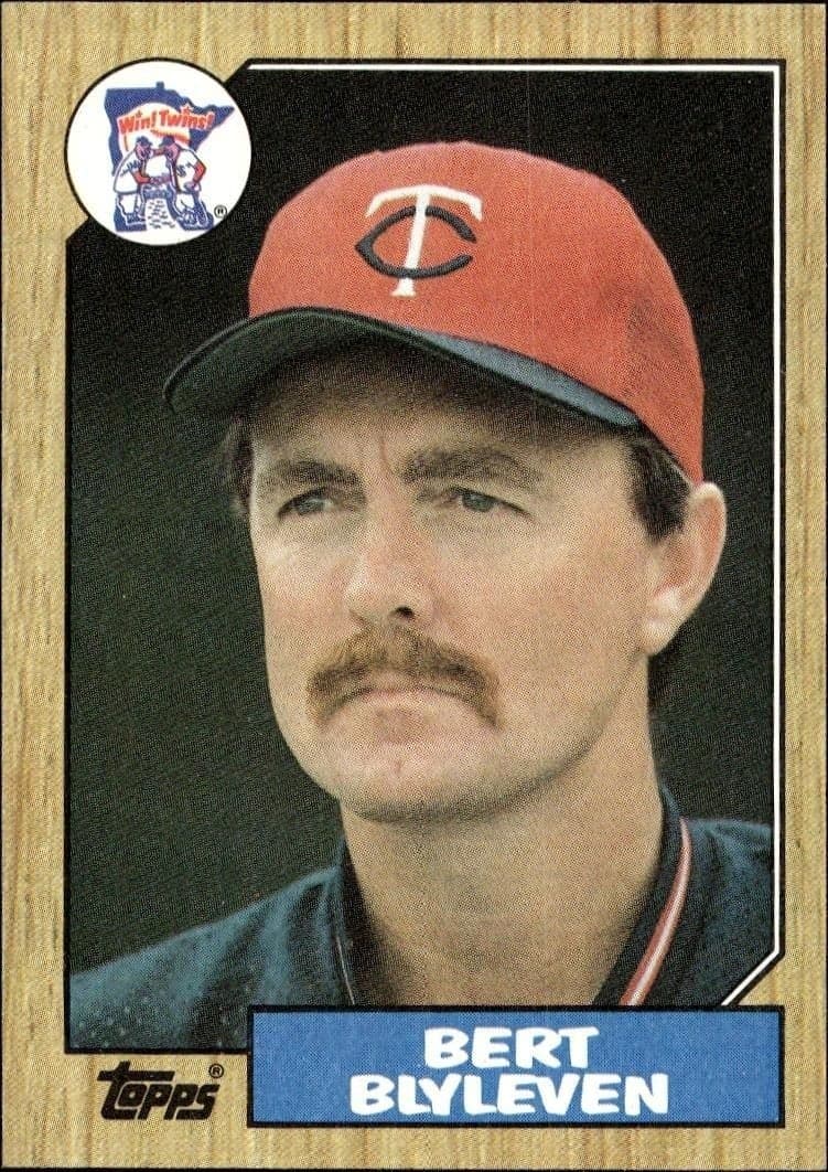 1987 Topps Bert Blyleven #25 trading card