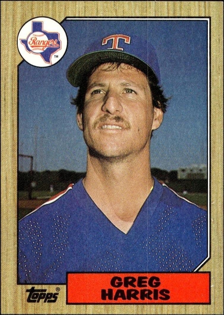 1987 Topps Greg Harris #44 trading card