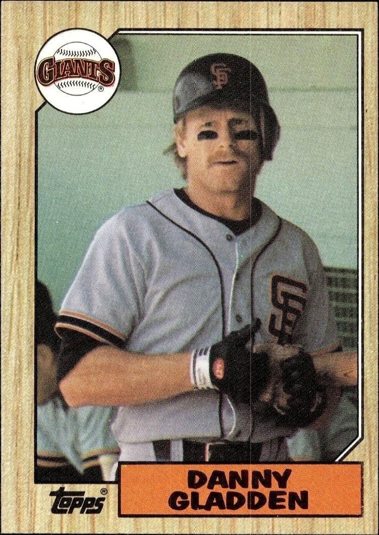 1987 Topps Danny Gladden #46 trading card
