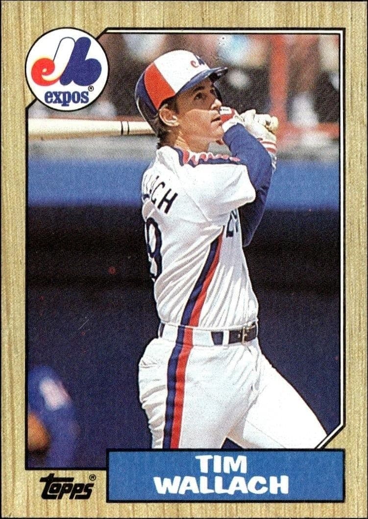1987 Topps Tim Wallach #55 trading card
