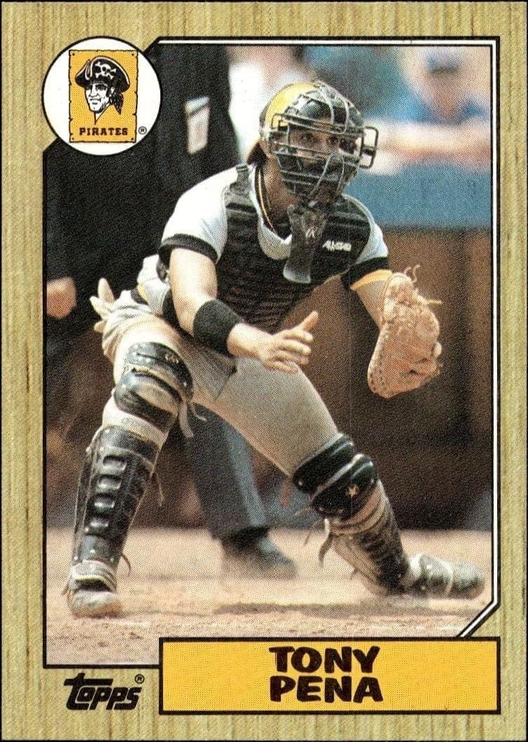 1987 Topps Tony Pena #60 trading card