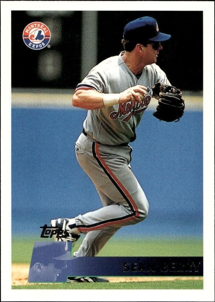 1996 Topps Series 1 Sean Berry #113 trading card