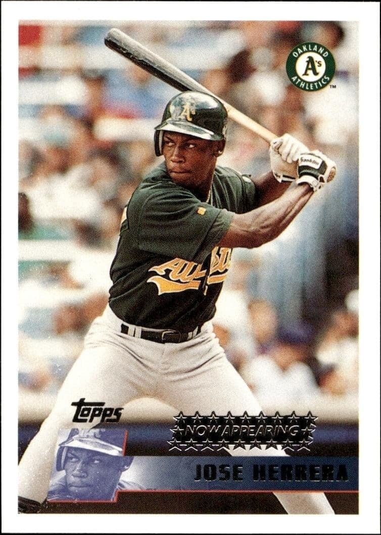 1996 Topps Series 2 Jose Herrera #338 trading card