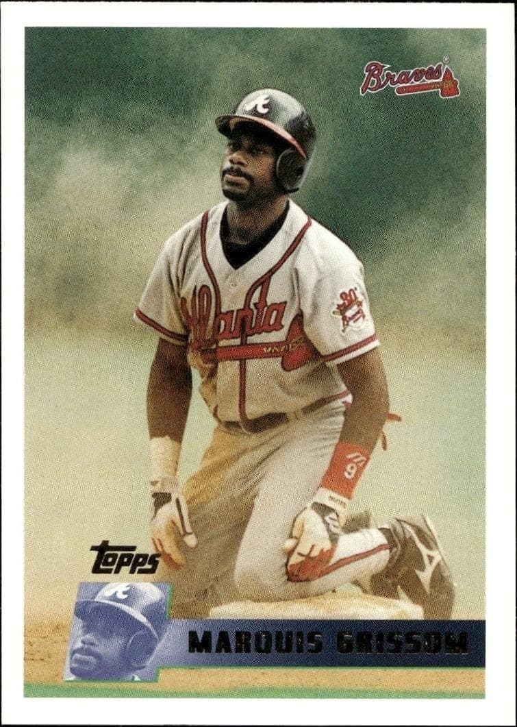 1996 Topps Series 2 Marquis Grissom #297 trading card
