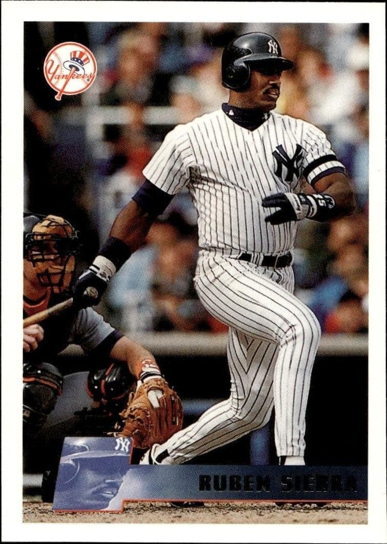 1996 Topps Series 2 Ruben Sierra #290 trading card