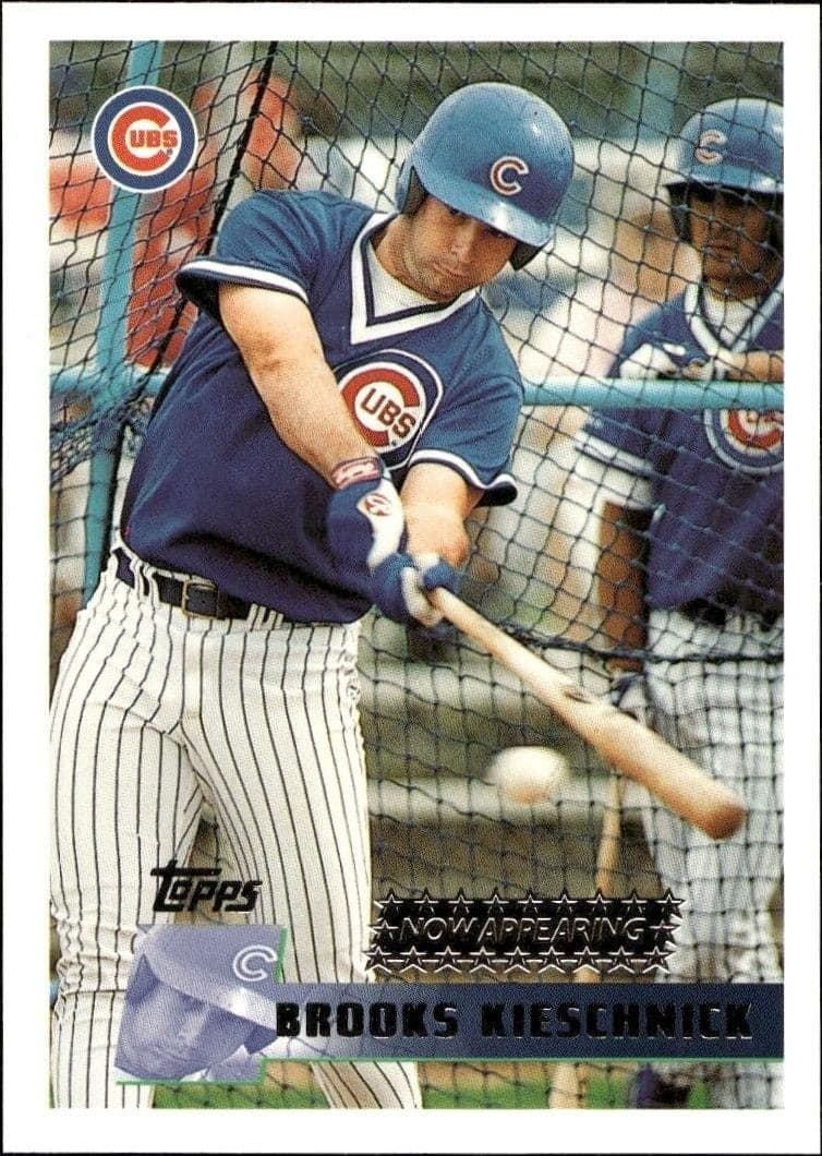 1996 Topps Series 2 Brooks Kieschnick #344 trading card