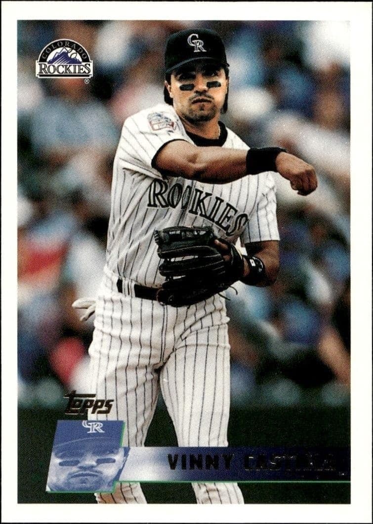 1996 Topps Series 1 Vinny Castilla #188 trading card