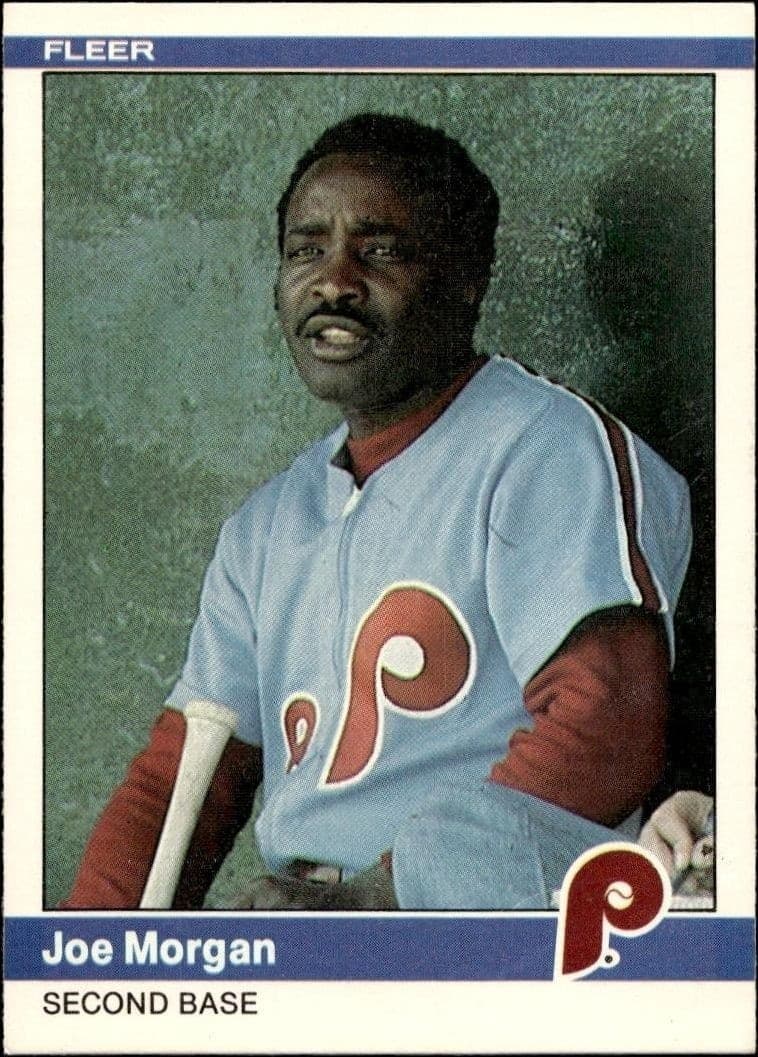1984 Fleer Joe Morgan #43 trading card