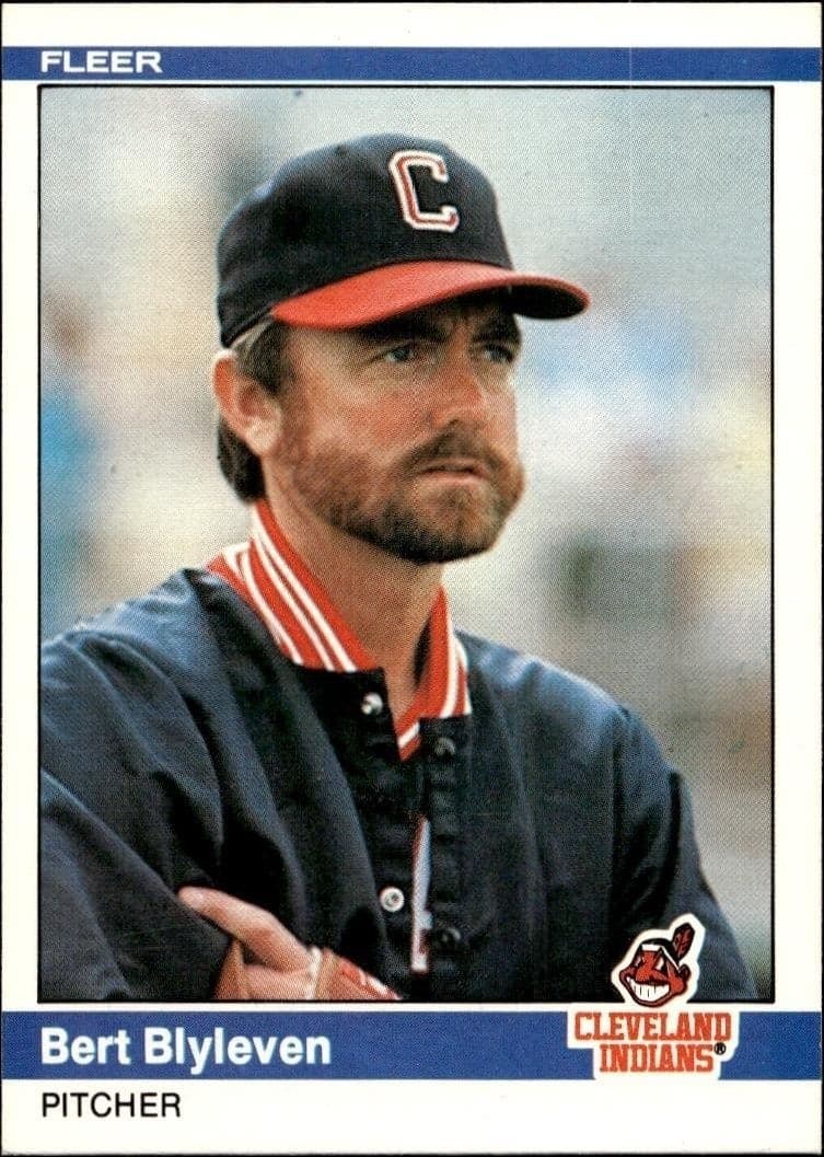1984 Fleer Bert Blyleven #536 trading card