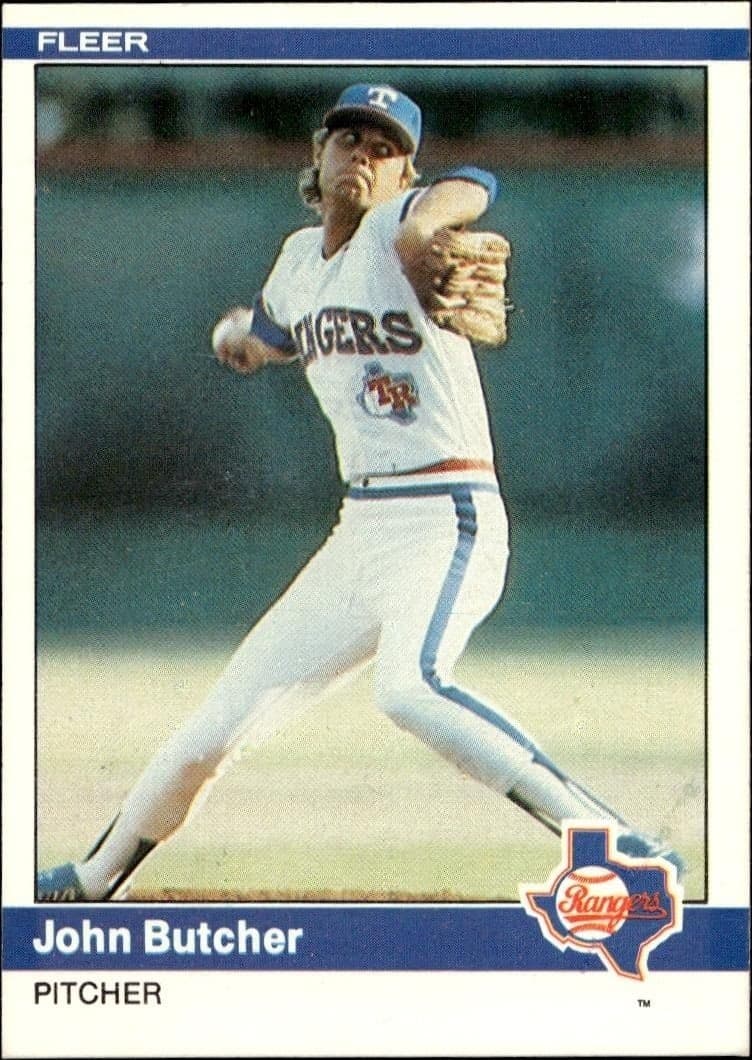 1984 Fleer John Butcher #415 trading card