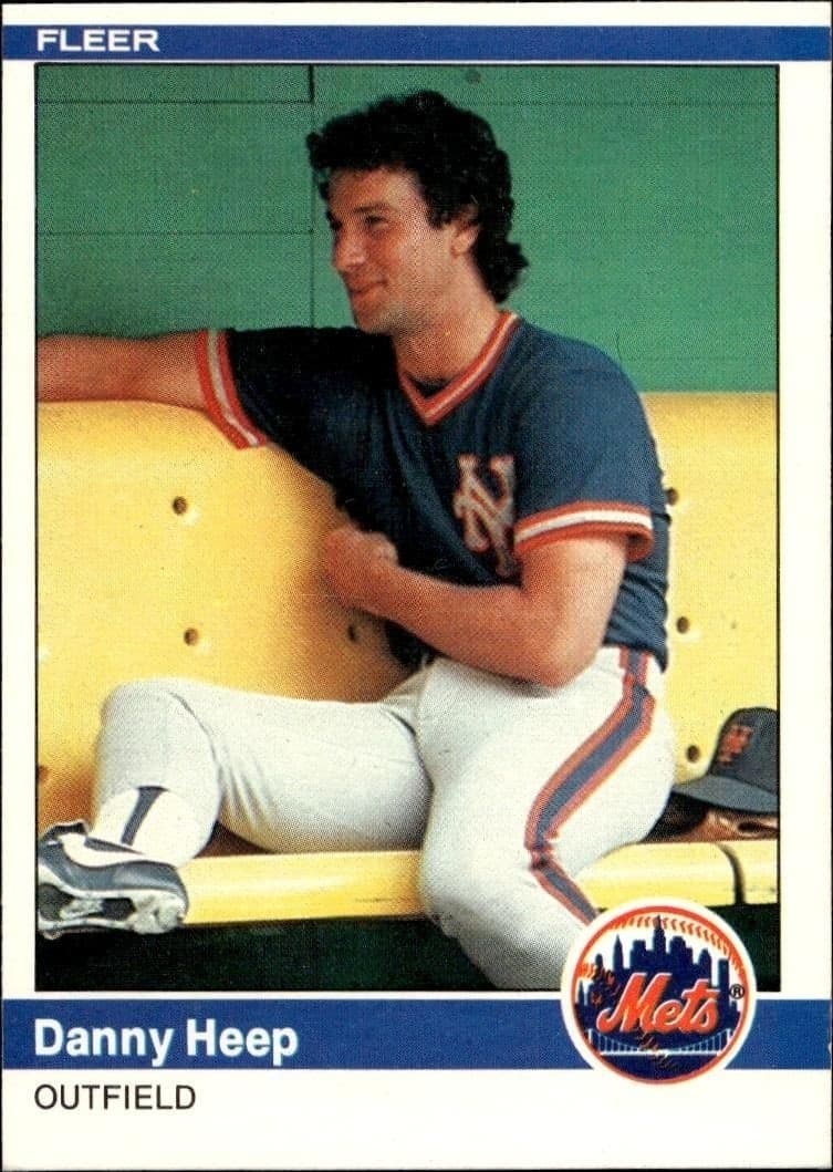 1984 Fleer Danny Heep #586 trading card