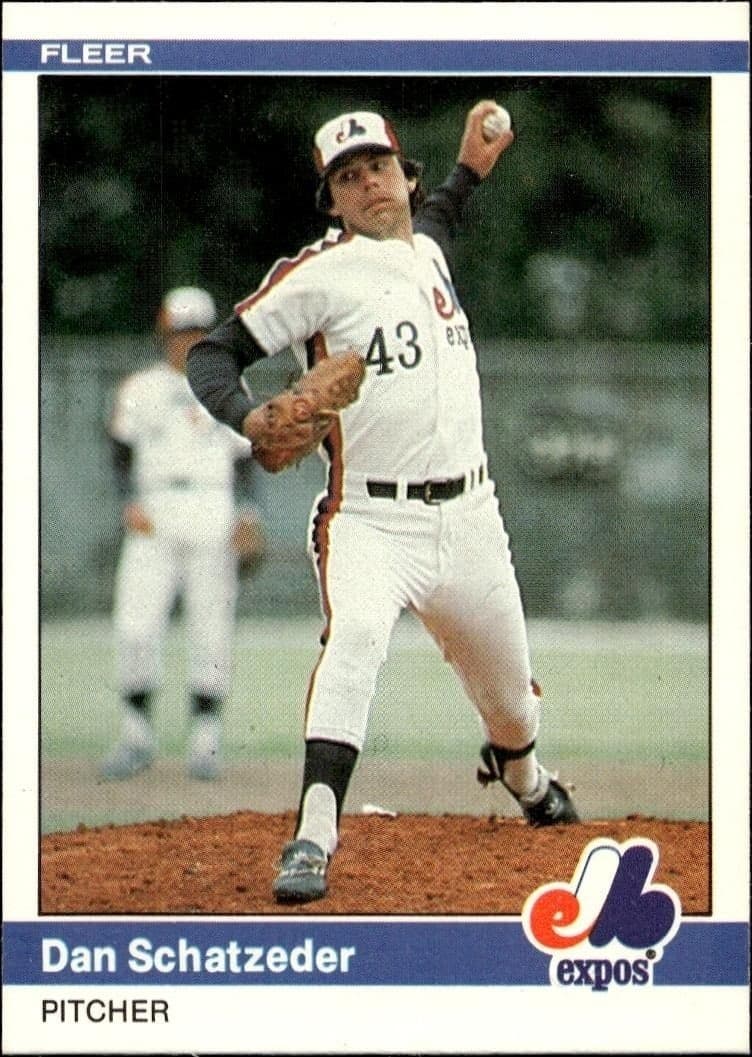 1984 Fleer Dan Schatzeder #286 trading card