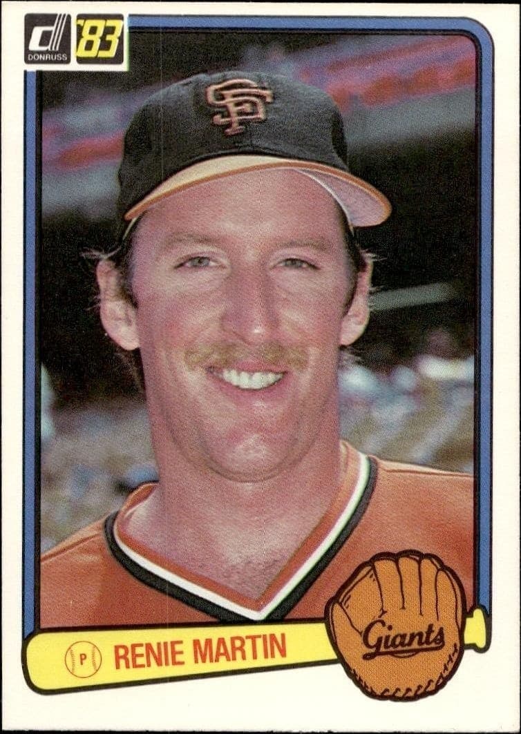 1983 Donruss Renie Martin #272 baseball trading card front